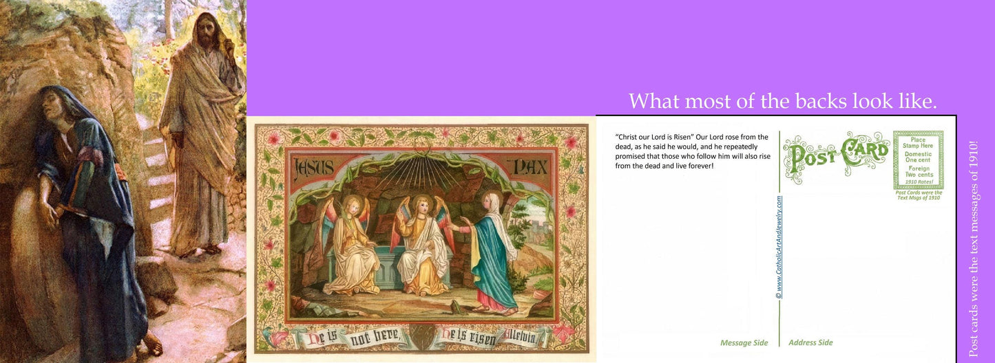 New! Restored Religious Vintage Easter Postcards –  w/wo Envelopes – Beautiful and Inspirational