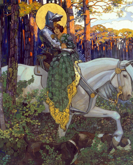 New! St George Rescuing the Damsel – Maximilian Liebenwein – Many Sizes – Catholic Art