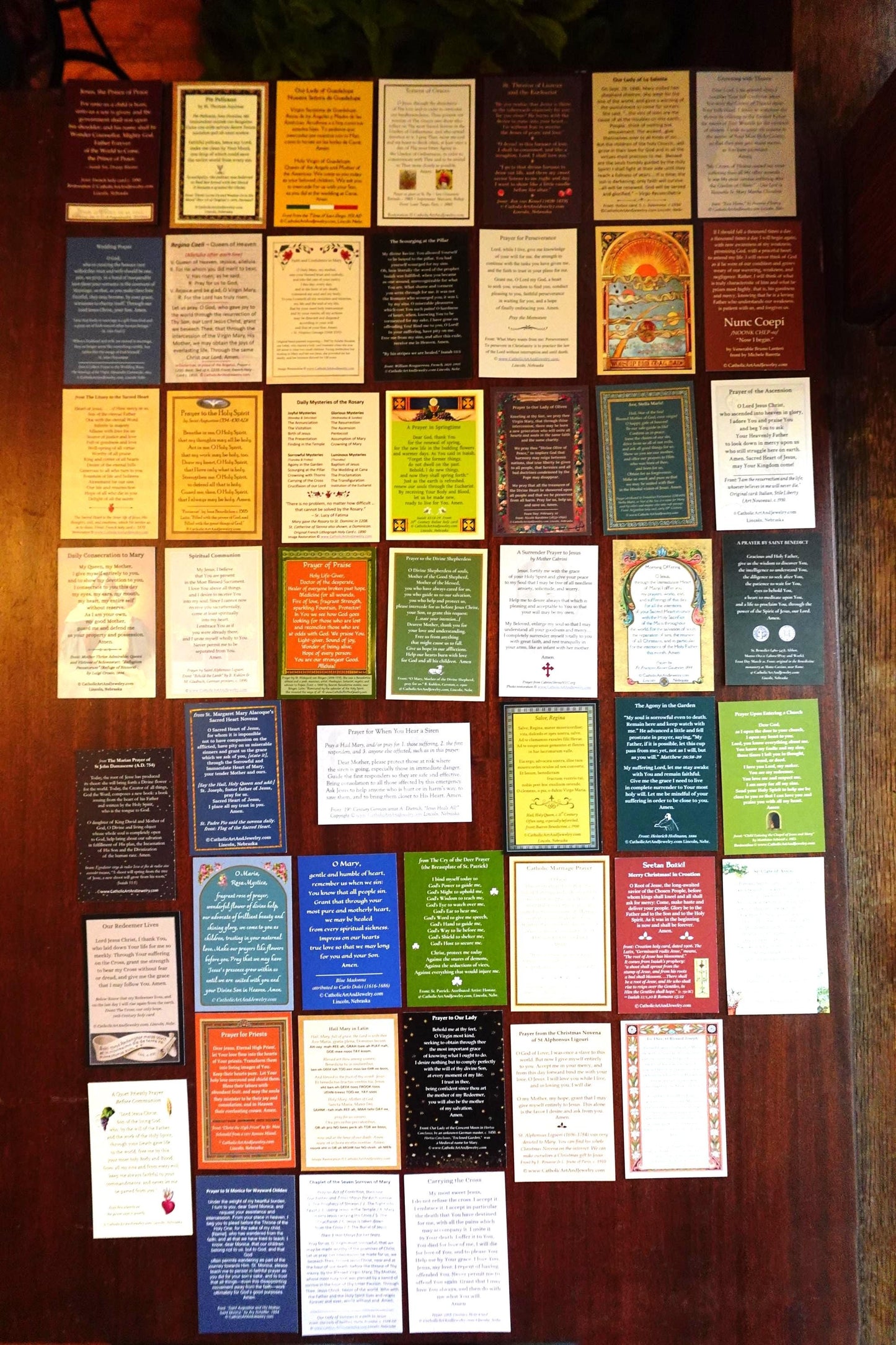 New! Variety Pack #2 – 50 Restored Vintage Holy Cards – Beautiful and Inspirational