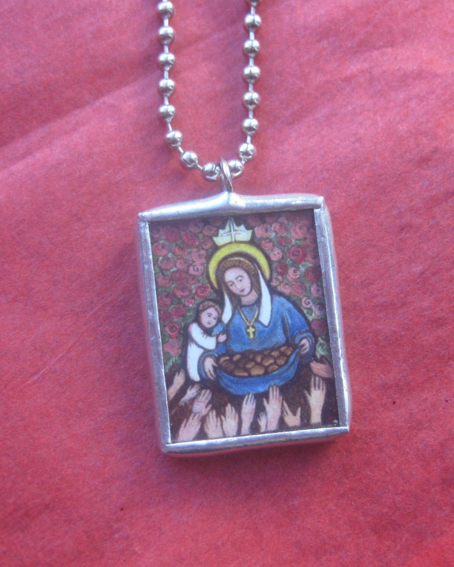 Elizabeth of Hungary Pendant - Catholic Art and Jewelry