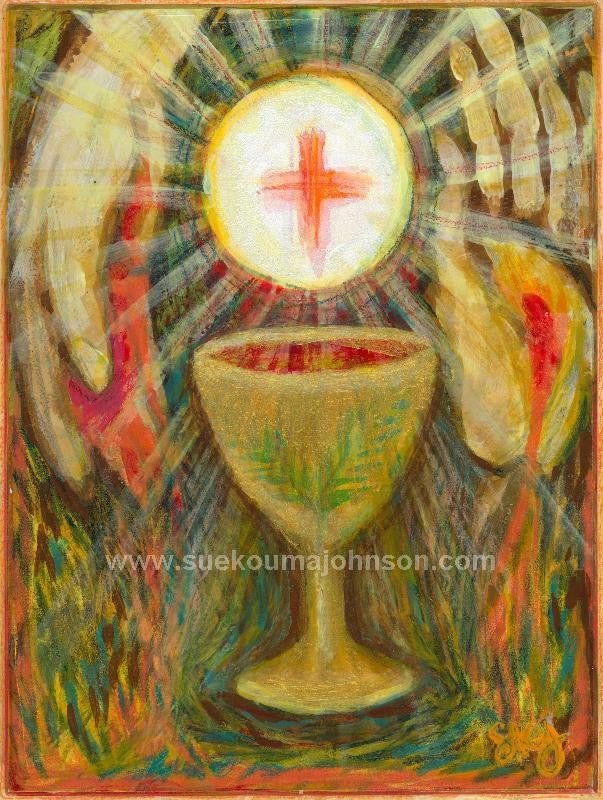 Eucharist Pendant or Medal - Catholic Art and Jewelry