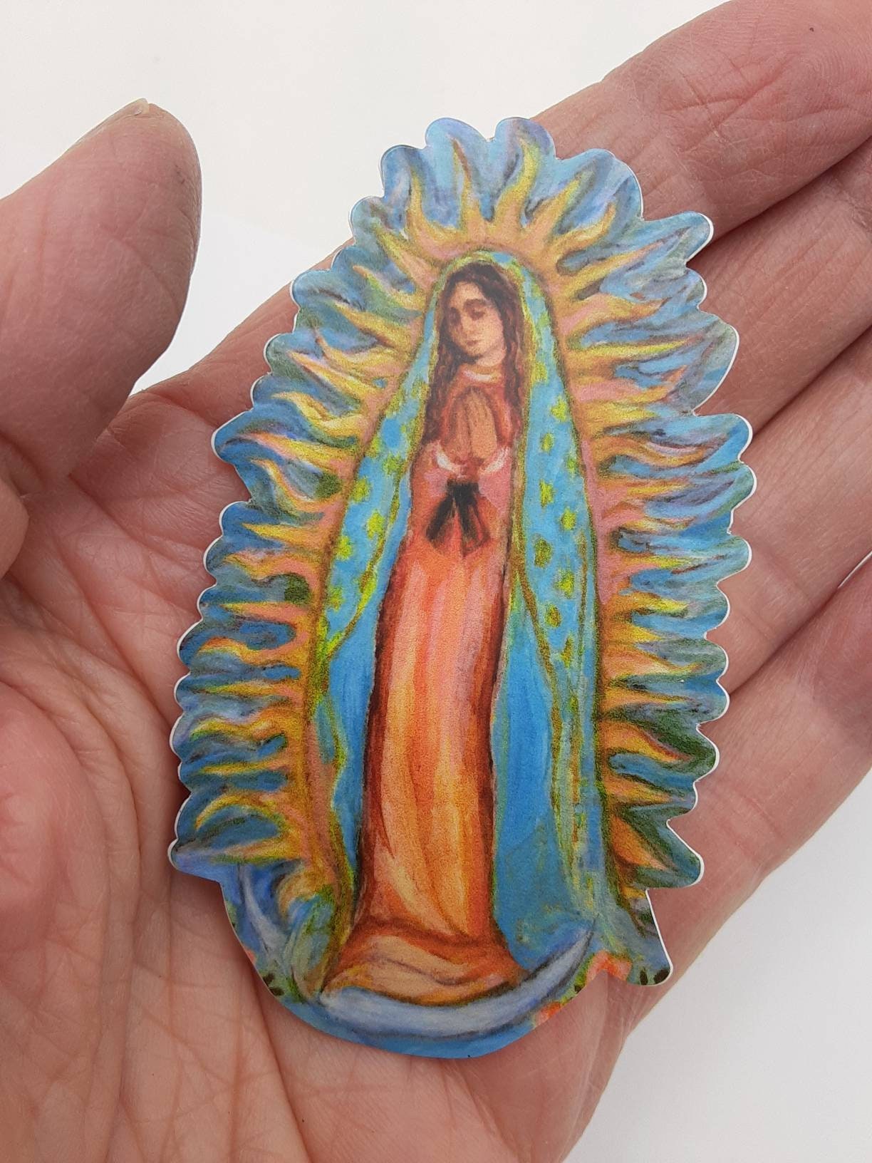 Our Lady of Guadalupe Sticker – High Quality Vinyl – Wash over and over