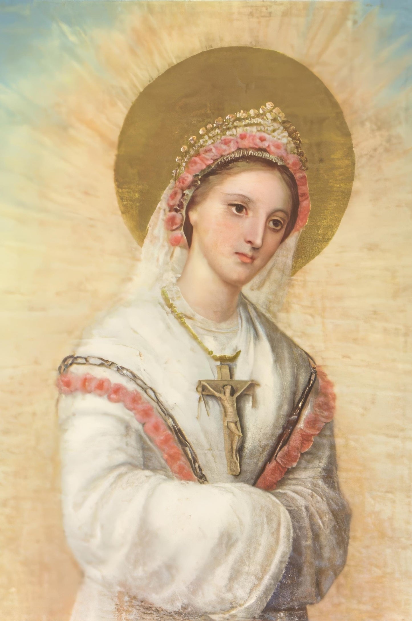 New! Our Lady of La Salette – with Her Words on World Sin – pack of 10/100/1000–Restored Card