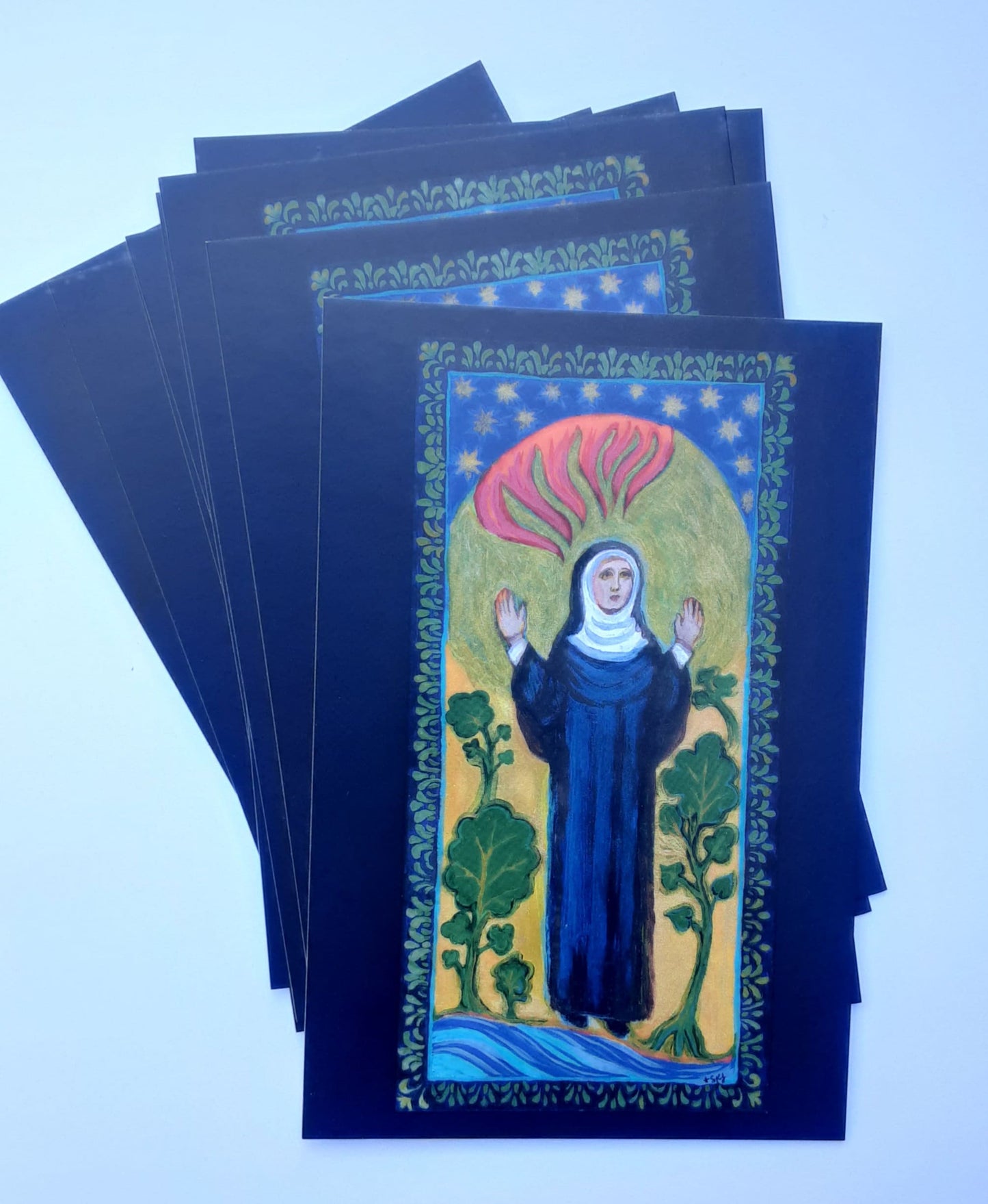 Hildegard von Bingen 3 or 10 Postcards