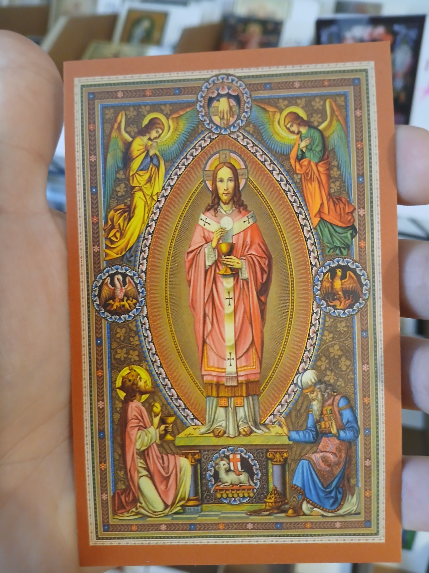 New! Christ the High Priest – Prayer for Our Priests – Vintage Holy Card – pack of 10/100/1000