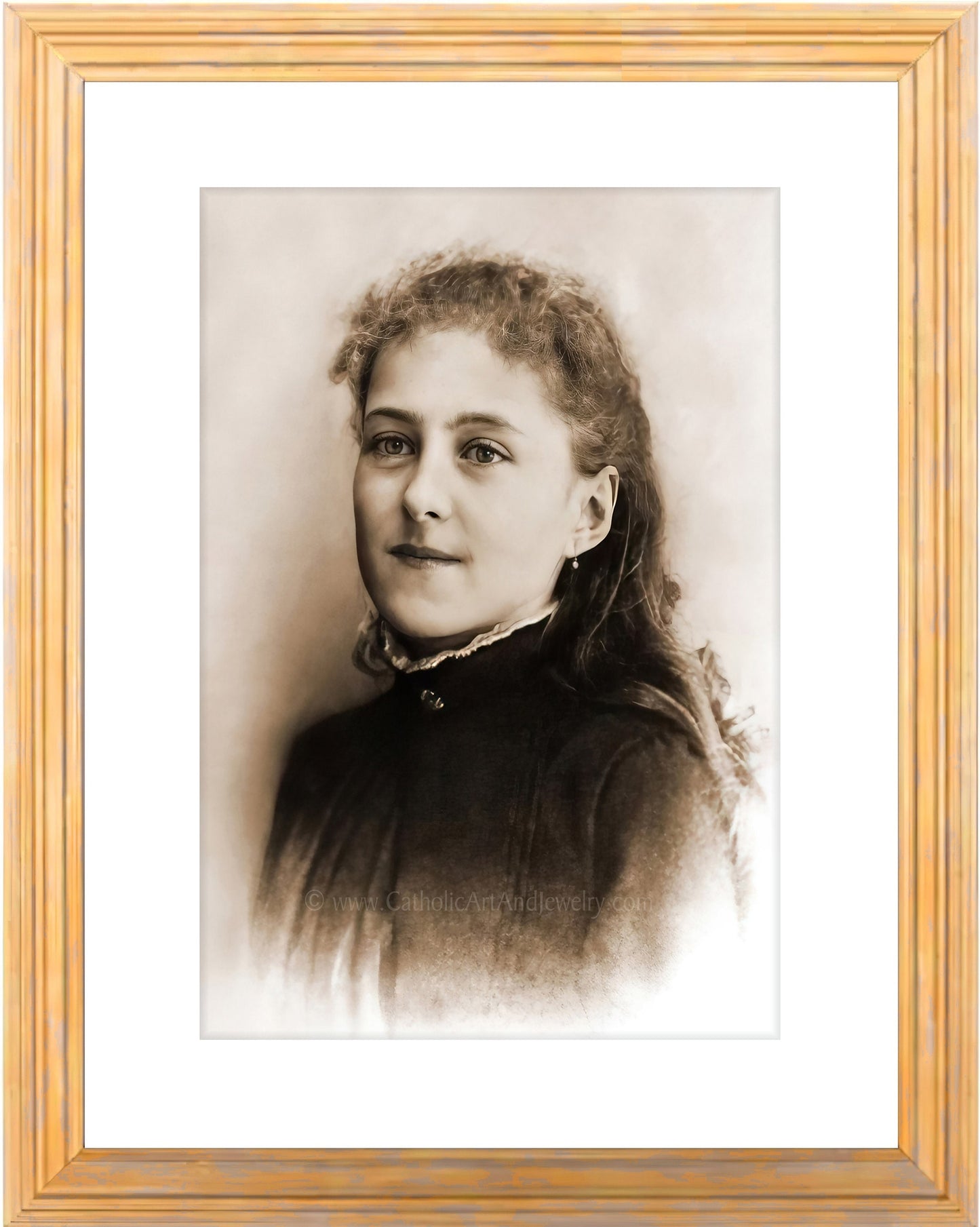 St. Therese – Exclusive Restoration! – Vivid Photo – 2 Sizes – "The Little Queen" – St. Therese of Lisieux – Saint Theresa