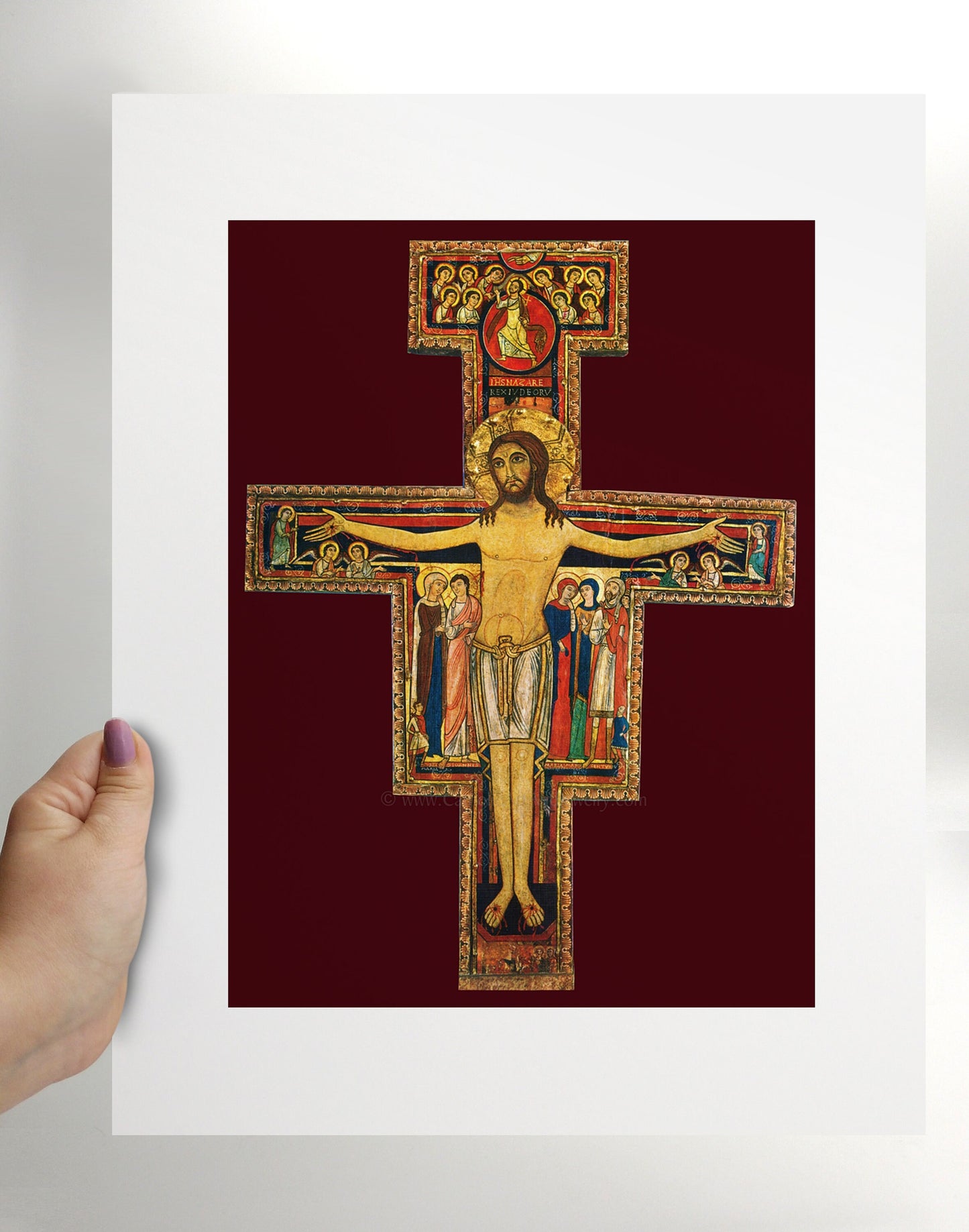 San Damiano Cross – Franciscan Cross – Crucifixion – 4 sizes – Catholic Gift