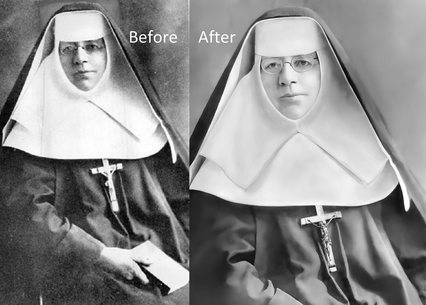 St. Katherine Drexel – Exclusive Photo Restoration – 4 Sizes – Catholic Art – Catholic Gift