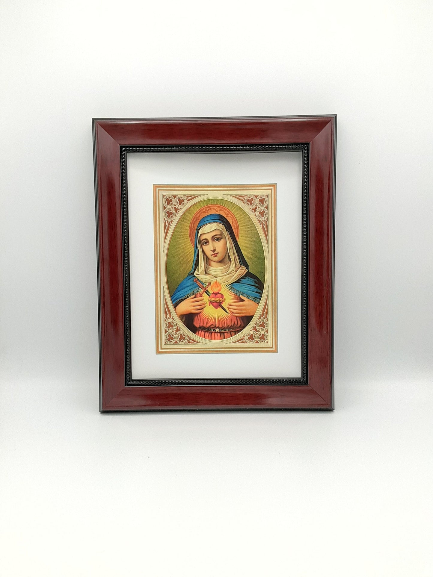 Immaculate Heart of Mary – Vintage Catholic Art Print – Archival Quality