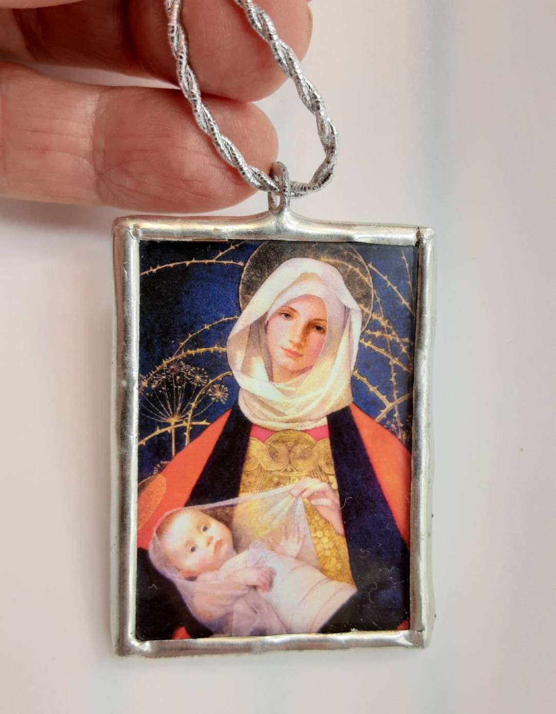 Madonna and Child – by Marianne Stokes – Ornament