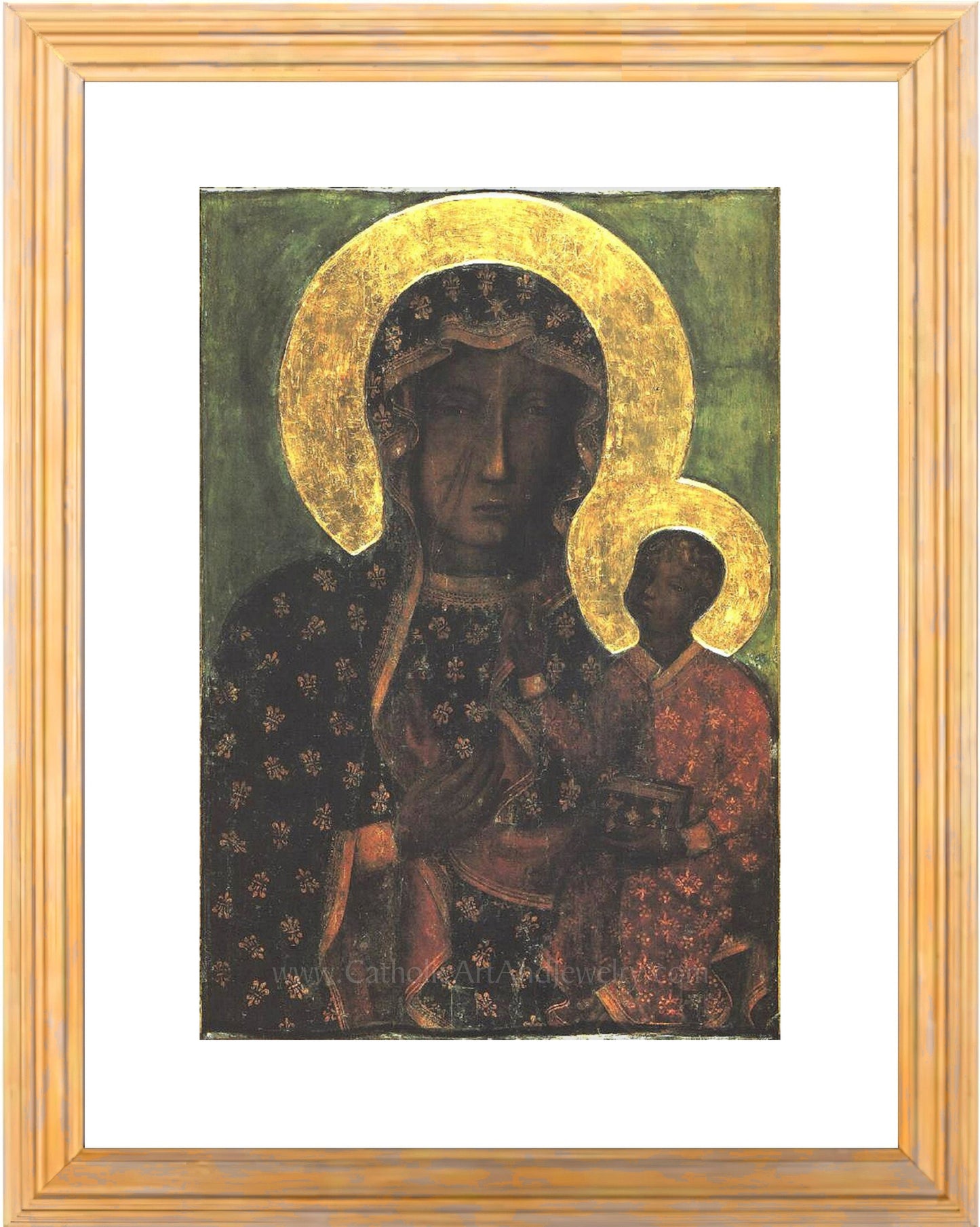 Original Black Madonna – Our Lady of Czestochowa – 3 sizes– Catholic Art Print – Catholic Gift – Polish Saint