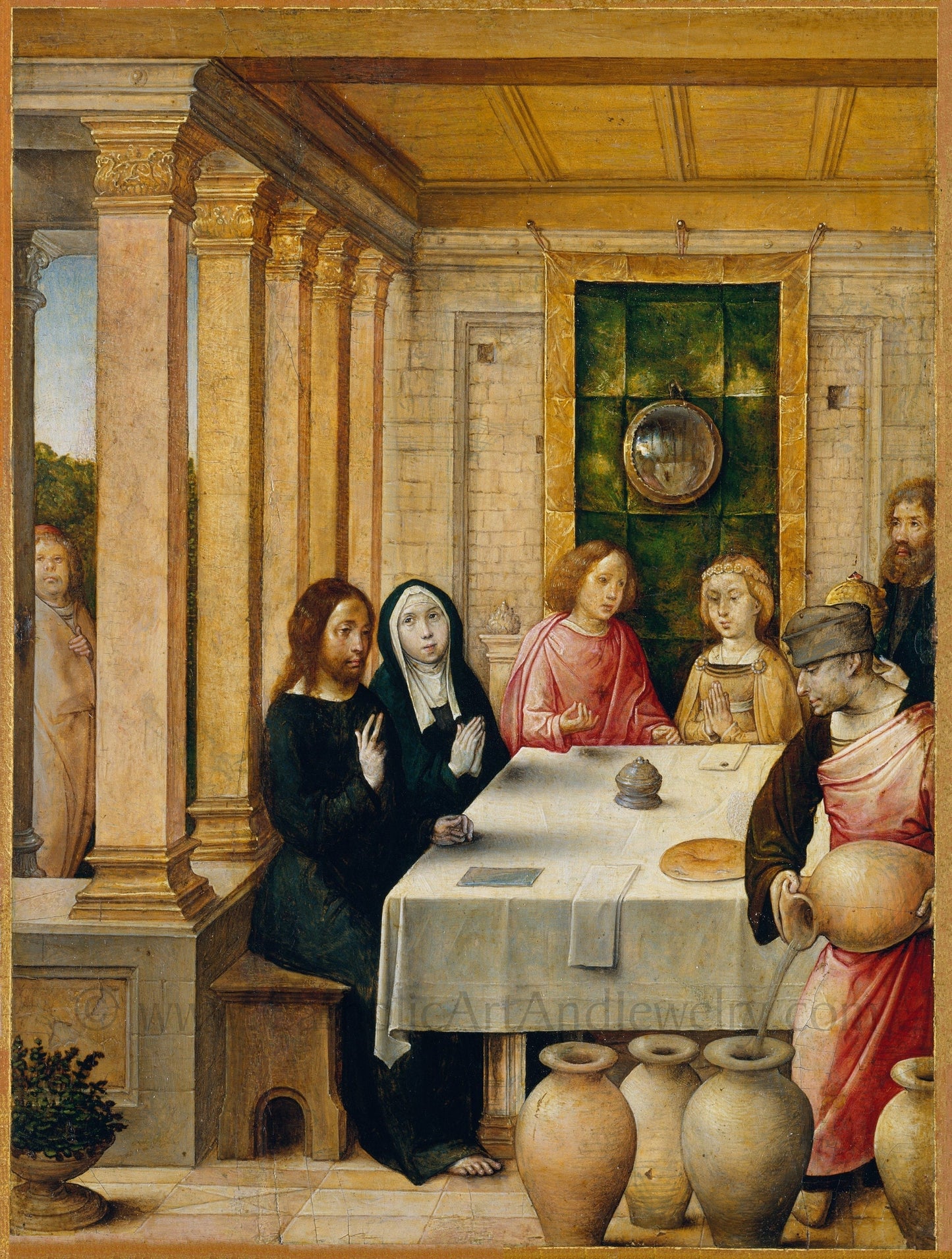 Wedding at Cana – 3 Sizes – Wedding Gift/Anniversary Gift –by Juan de Flandes – Catholic Art Print – Archival Quality