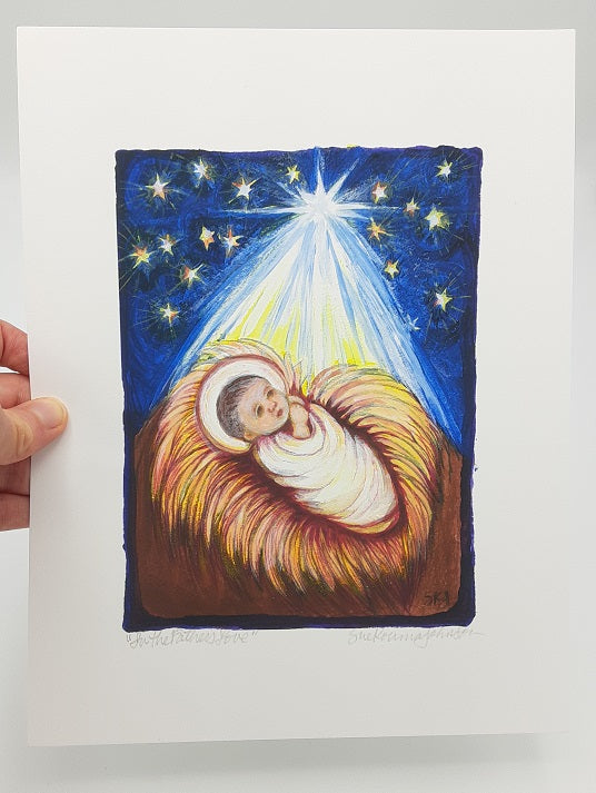 Baby Jesus Art Print