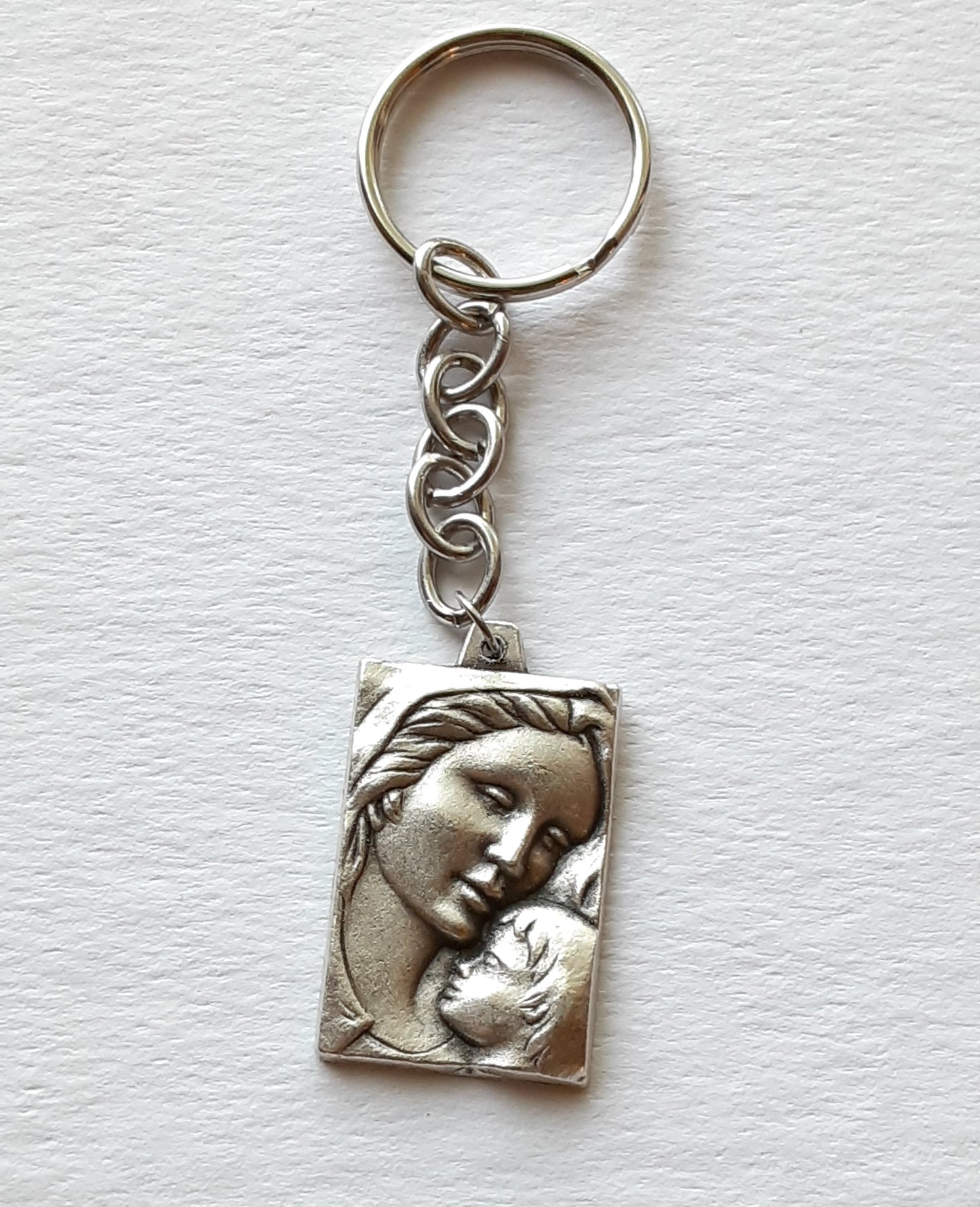 Madonna and Child Keychain
