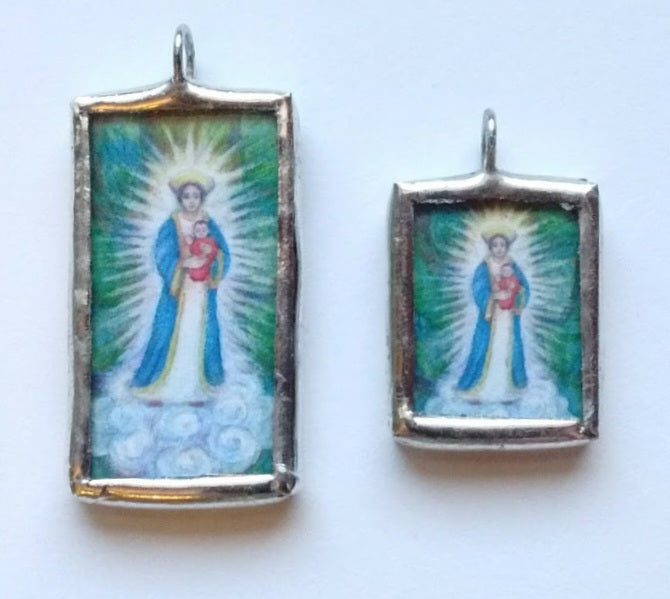 Our Lady of La Vang Catholic Medal Pendant