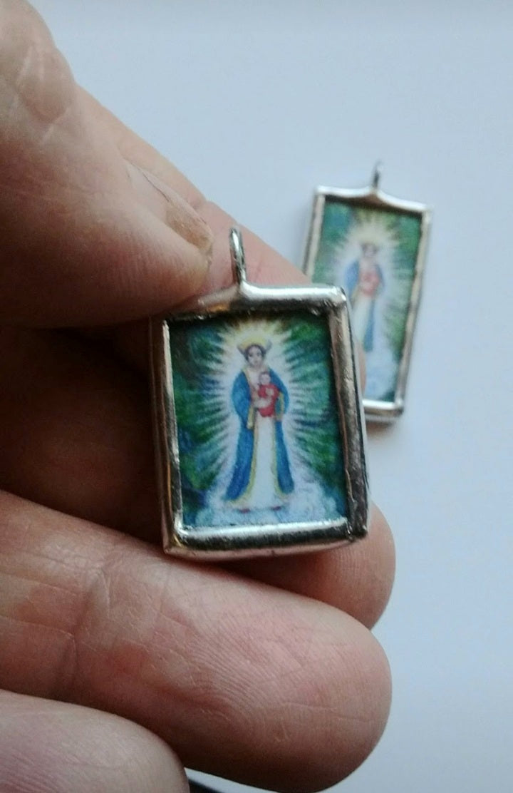 Our Lady of La Vang Catholic Medal Pendant