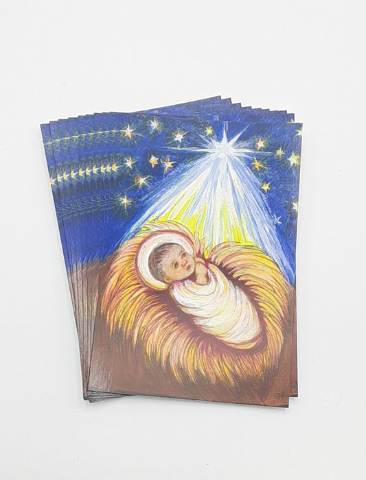 Baby Jesus 4x6" Postcard – pack of 10