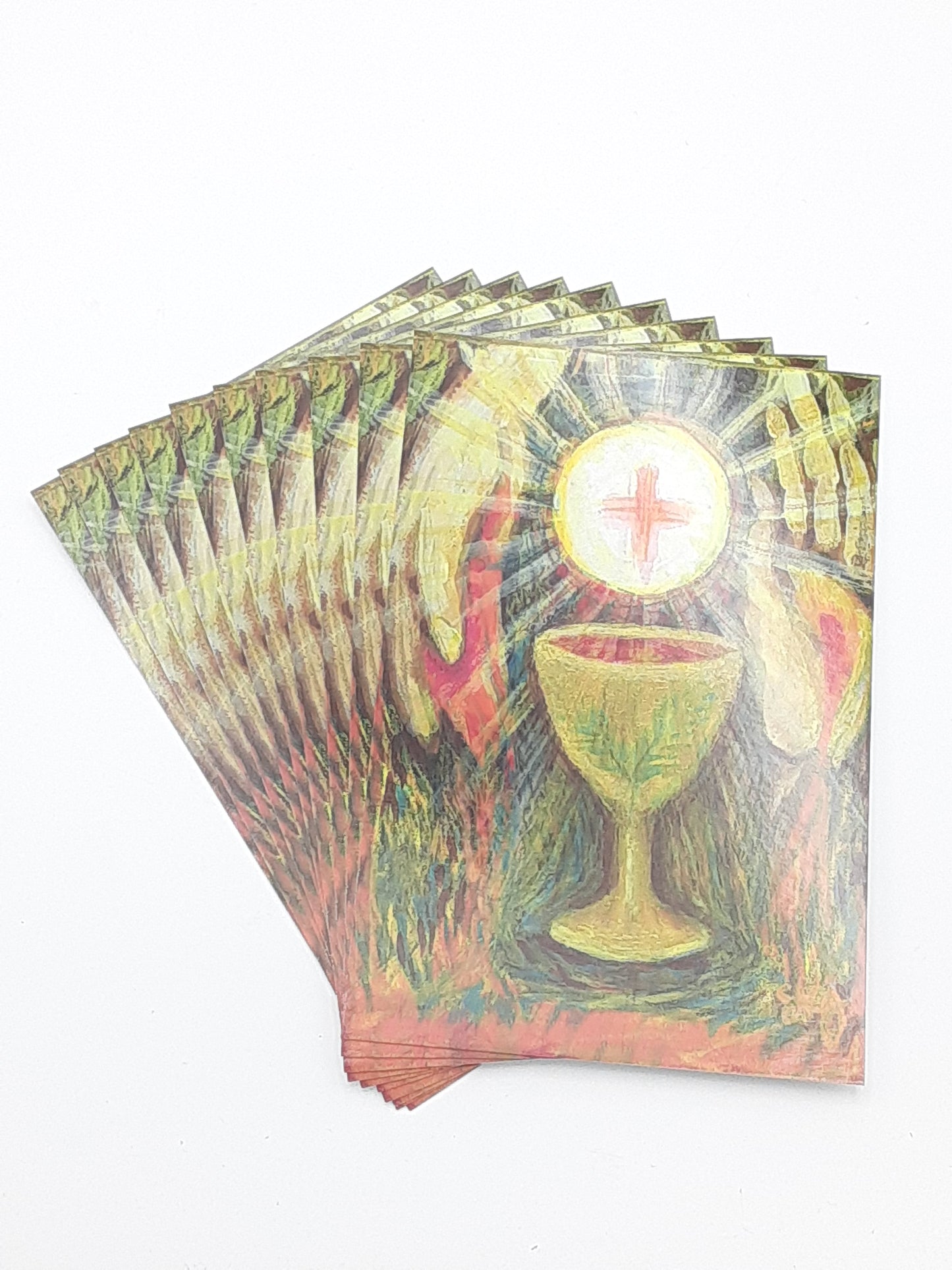 Eucharistic Image "By His Blood" Postcard