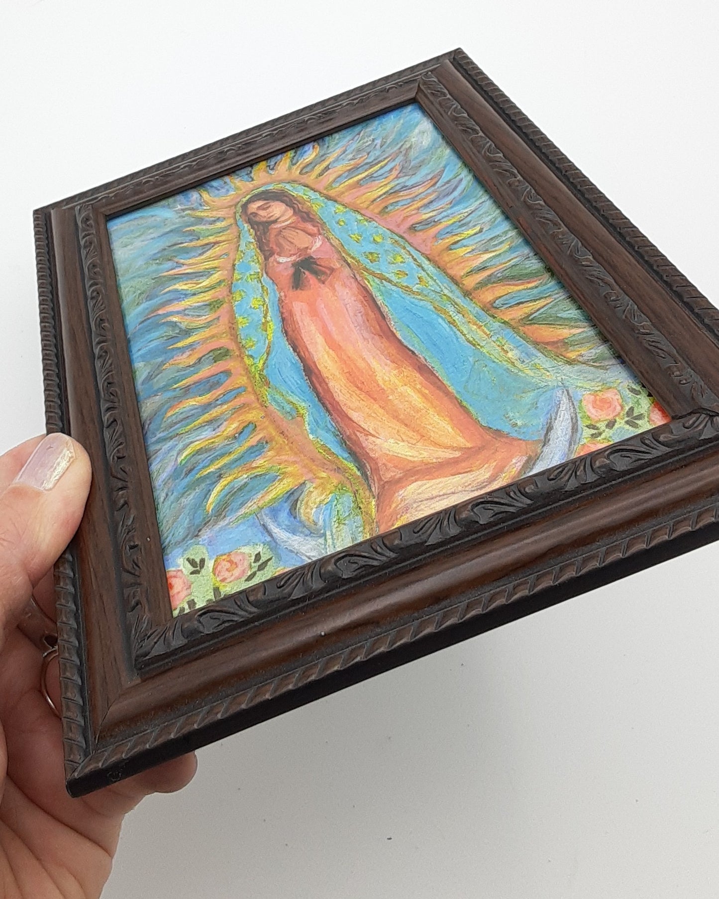 Lady of Guadalupe Framed Postcard