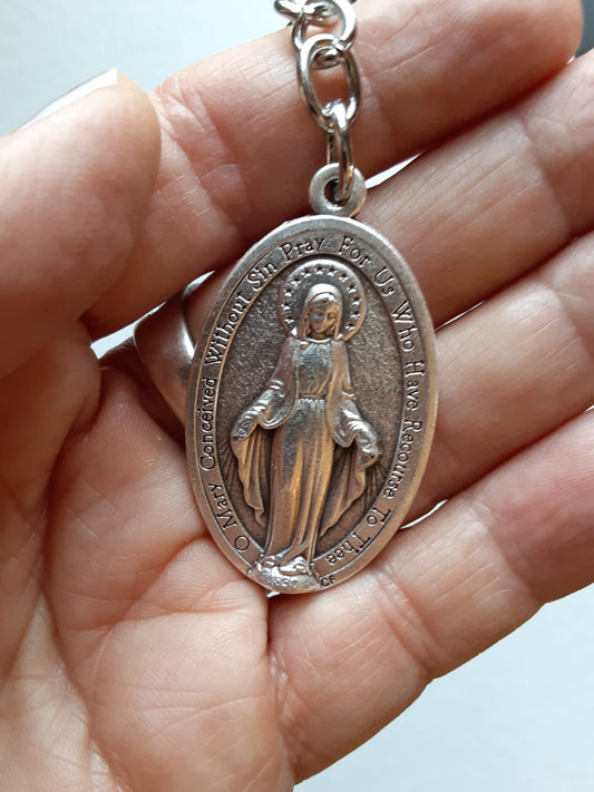 Miraculous Medal Keychain