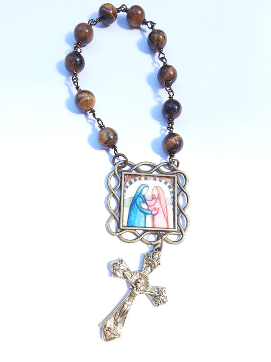 The Visitation Single Decade Rosary new!