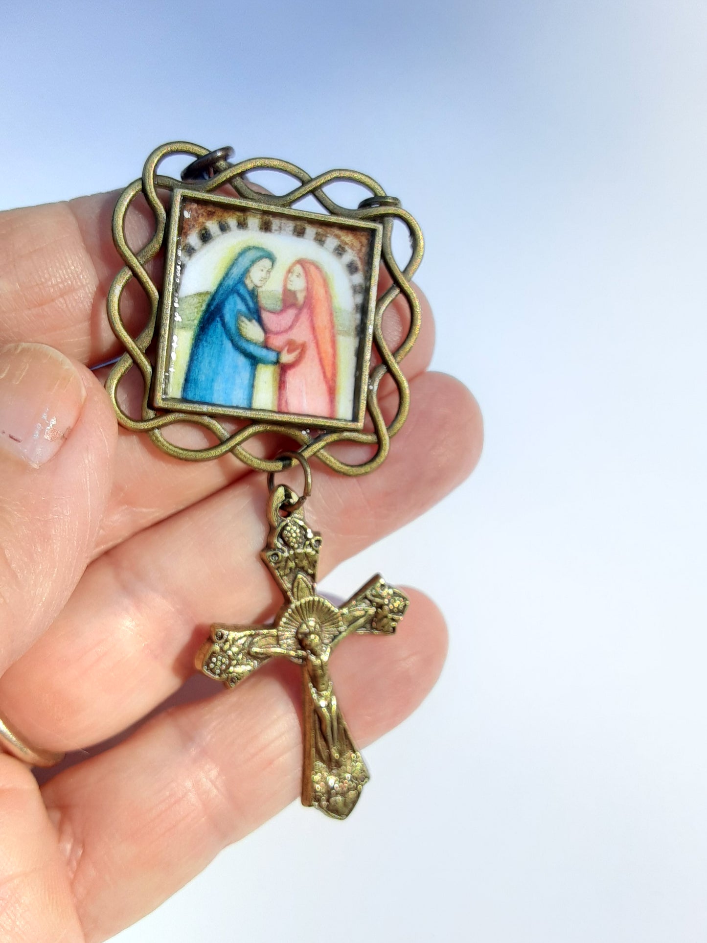The Visitation Single Decade Rosary new!
