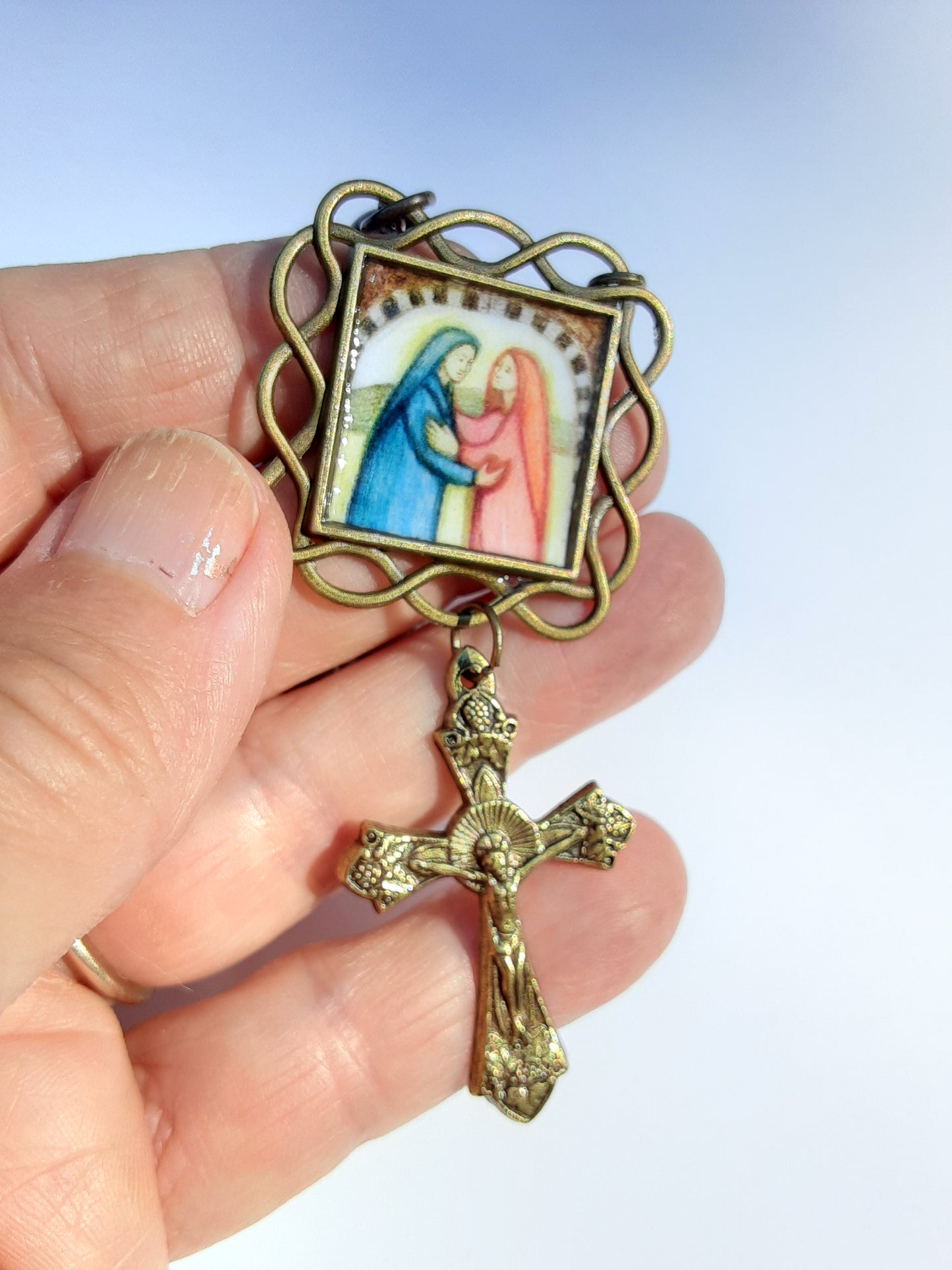 The Visitation Single Decade Rosary new!