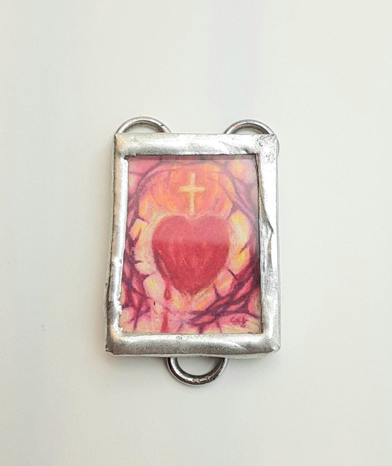 Sacred Heart Of Jesus Rosary Centerpiece