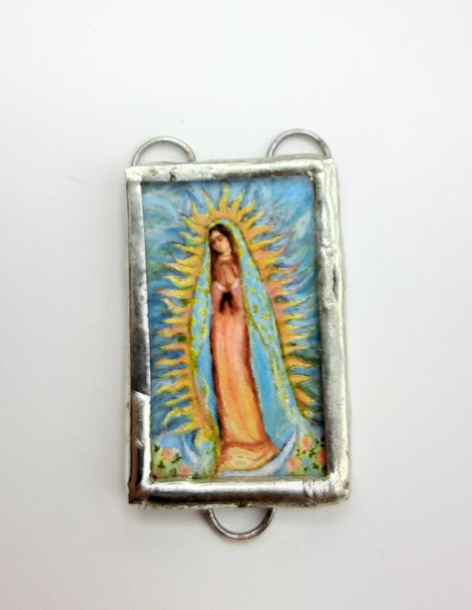 Our Lady of Guadalupe Rosary Centerpiece