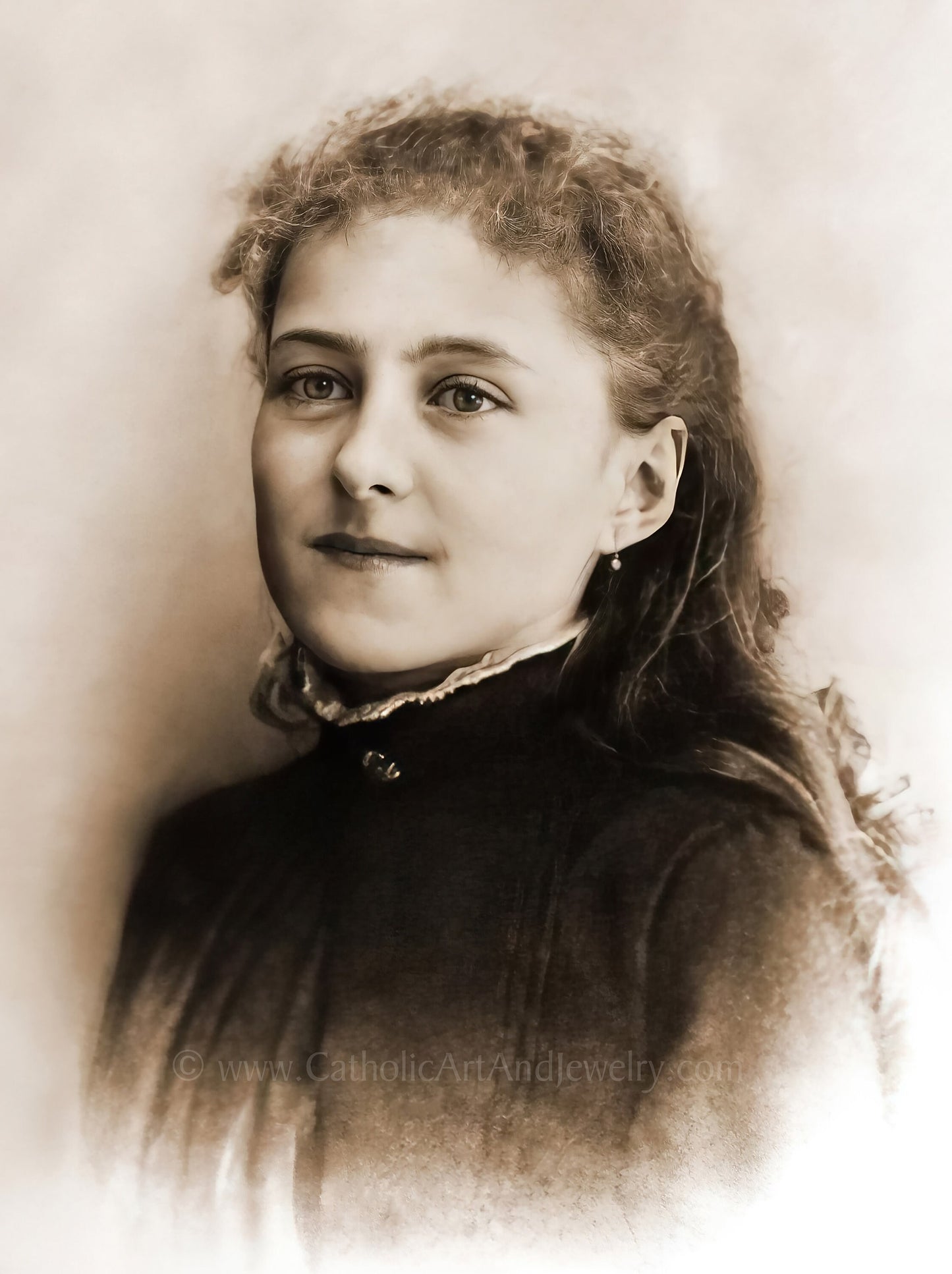 St. Therese – Exclusive Restoration! – Vivid Photo – 2 Sizes – "The Little Queen" – St. Therese of Lisieux – Saint Theresa