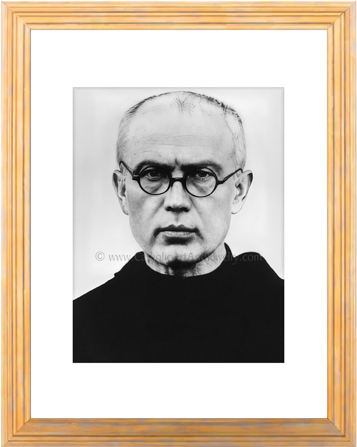 St. Maximilian Kolbe – Exclusive Restored Photo – Catholic Art Print – Archival Quality – Catholic Gift