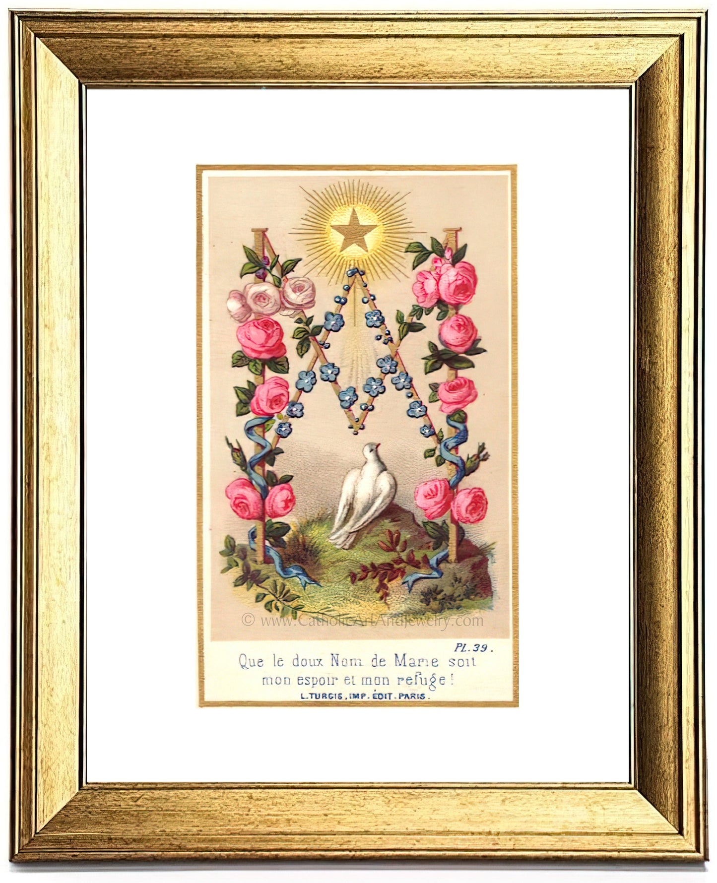 Ave Maria – 2 sizes – Based on a Vintage Holy Card
