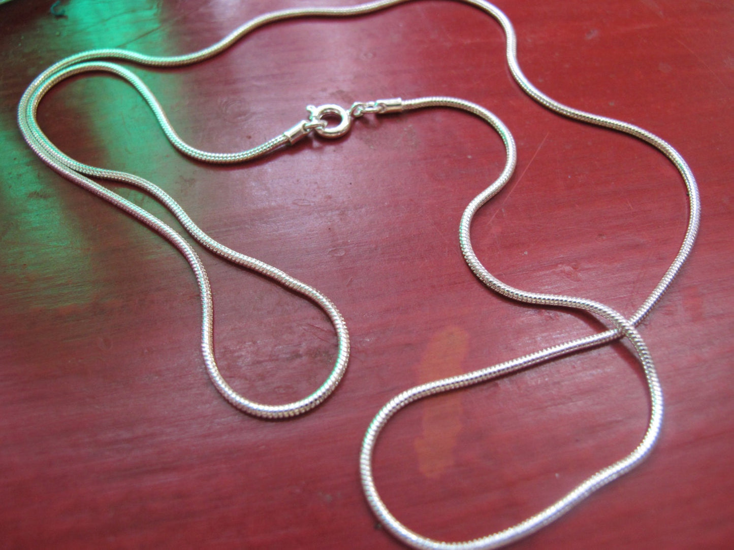 Sterling Plated Silver Snake Chain - 4 Lengths - Necklace - Pendant