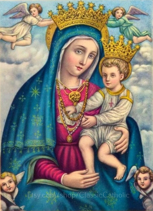 Padre Pio's Favorite Madonna – Our Lady of Divine Grace – Pietrelcina – Catholic Gift Mothers