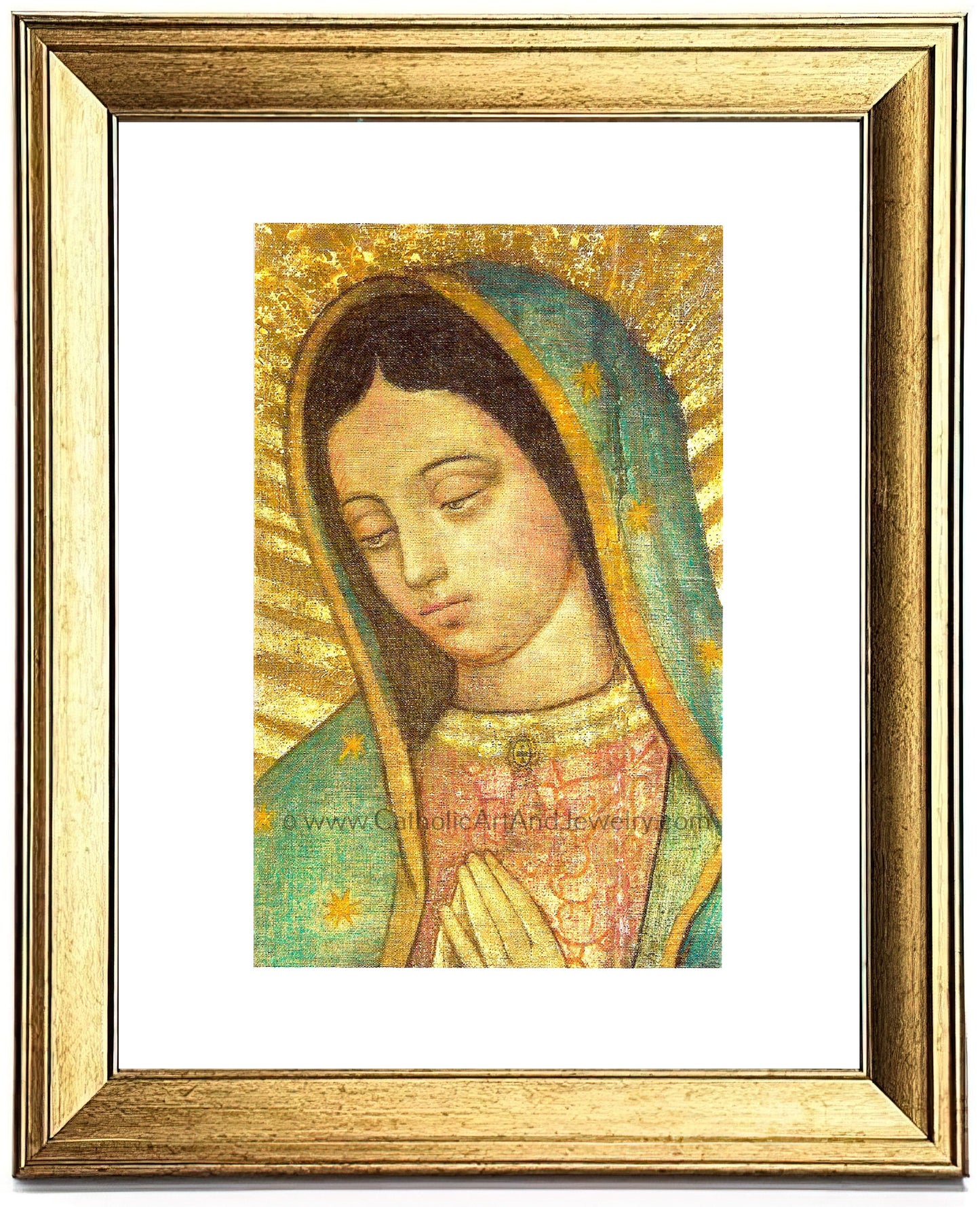 Our Lady of Guadalupe – Close-up – 3 sizes – Catholic Art Print – Archival Quality