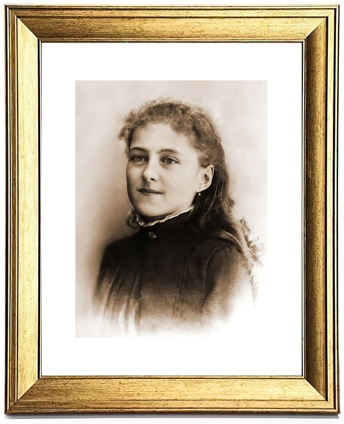 St. Therese – Exclusive Restoration! – Vivid Photo – 2 Sizes – "The Little Queen" – St. Therese of Lisieux – Saint Theresa