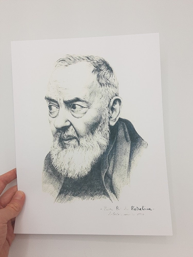 St. Padre Pio de Pietrelcina – Catholic Art Print – Archival Quality
