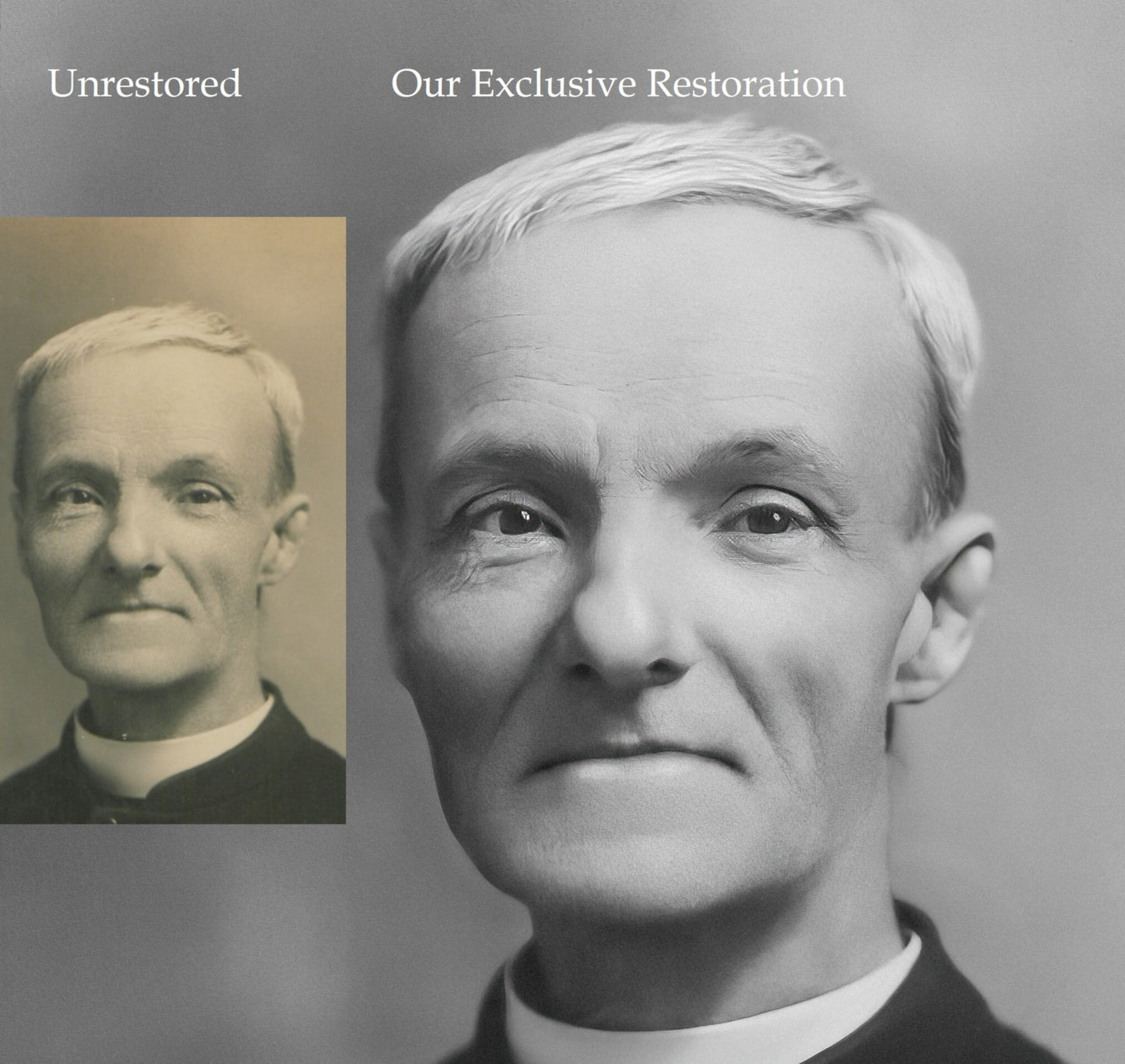 St. Brother Andre – Vivid Restoration! – Exclusive Photo – 3 Sizes – St. André Bessette