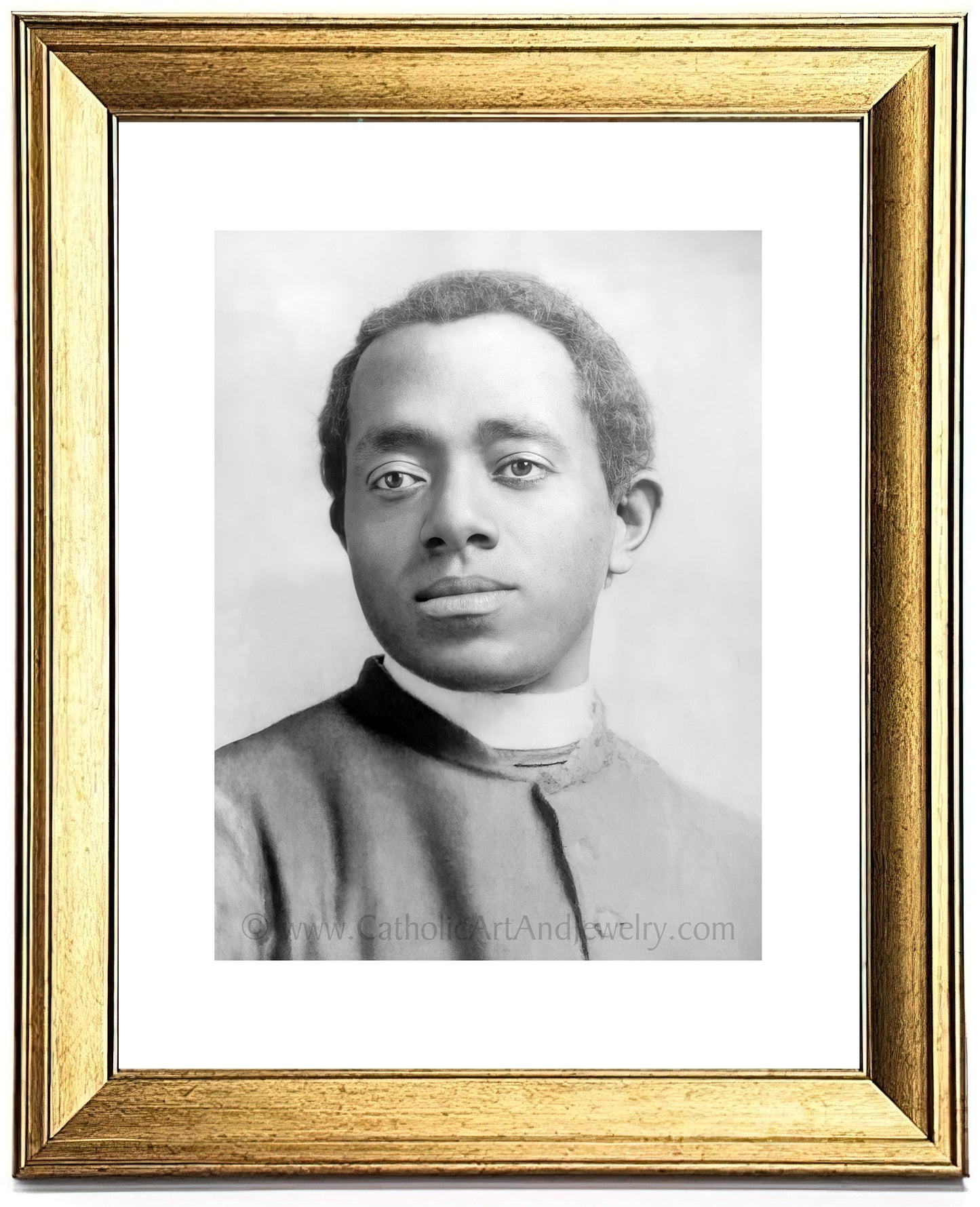 Ven. Augustus Tolton – Exclusive AI-Restored Photo! – 3 sizes – Vintage Catholic Art