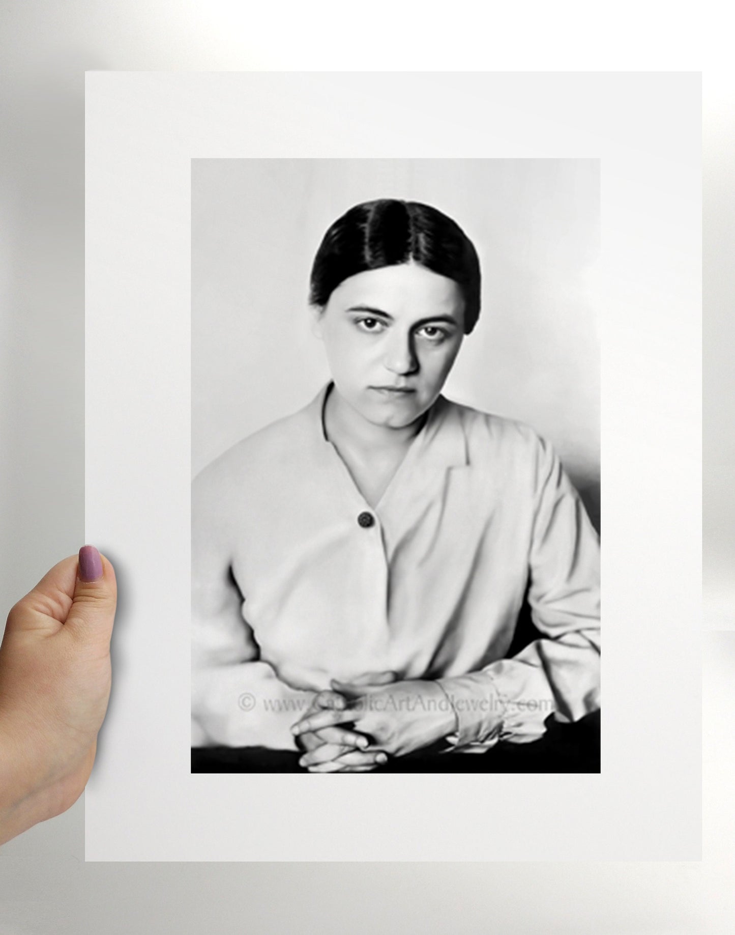 St. Edith Stein – Restored Photograph – 3 sizes – Saint Teresa Benedicta of the Cross – Catholic Art Print