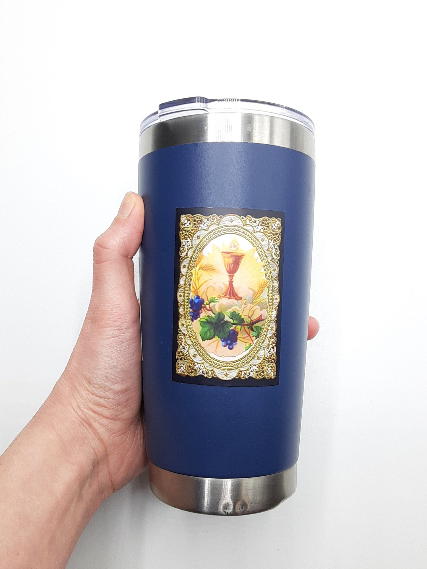 Holy Eucharist Sticker! – High Quality Vinyl – Wash Over and Over – Let Your Spirit Shine!