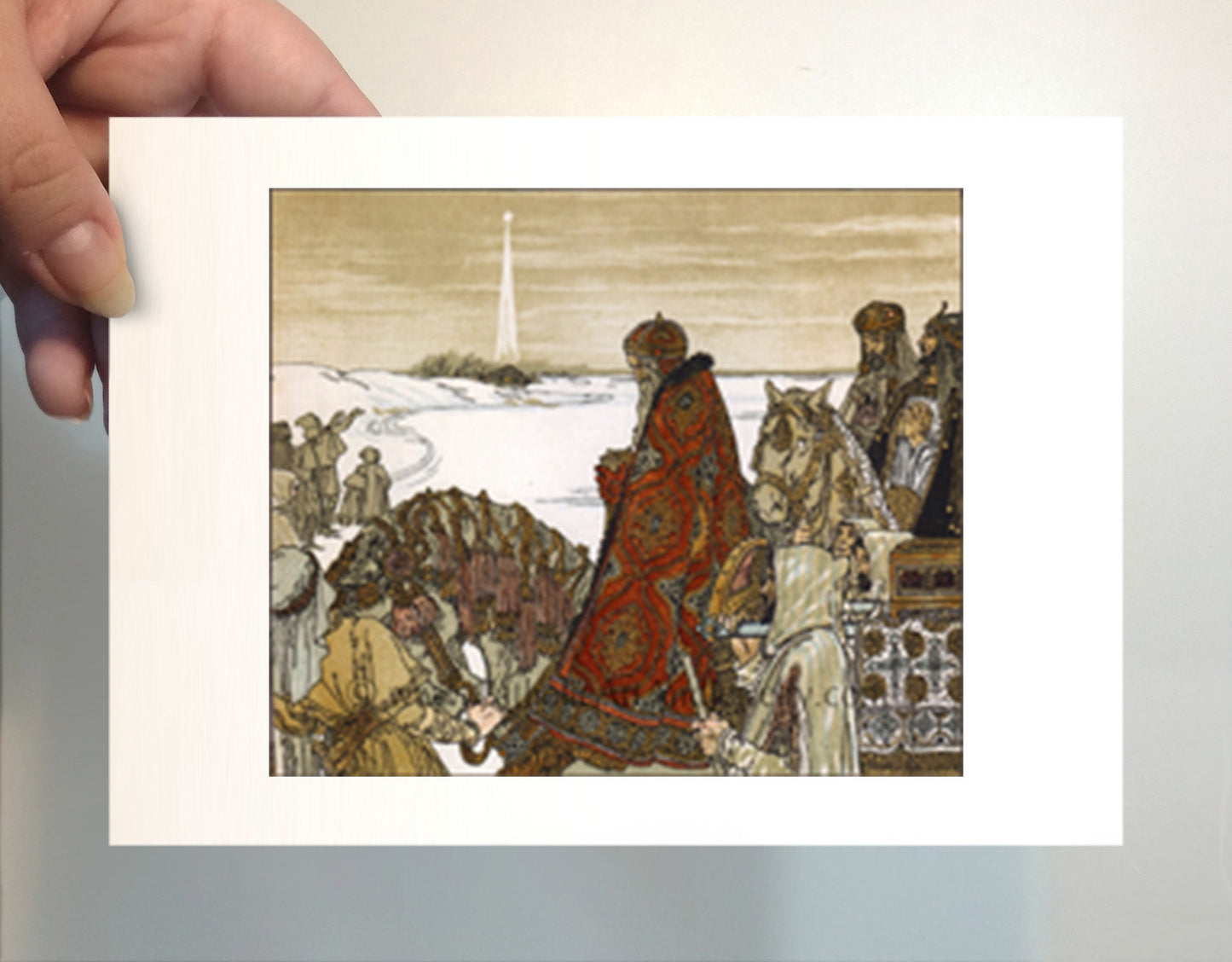 Journey of the Magi – 2 sizes – Heinrich Lefler – Catholic Art Print – Christmas Art