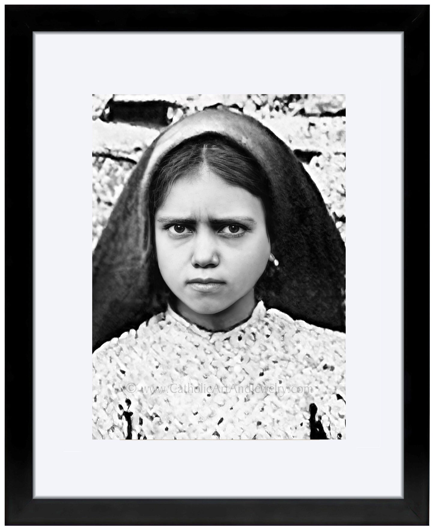 St. Francisco of Fatima - AI Restored Photo! - 3 sizes - Vintage Catholic Art - Archival Quality
