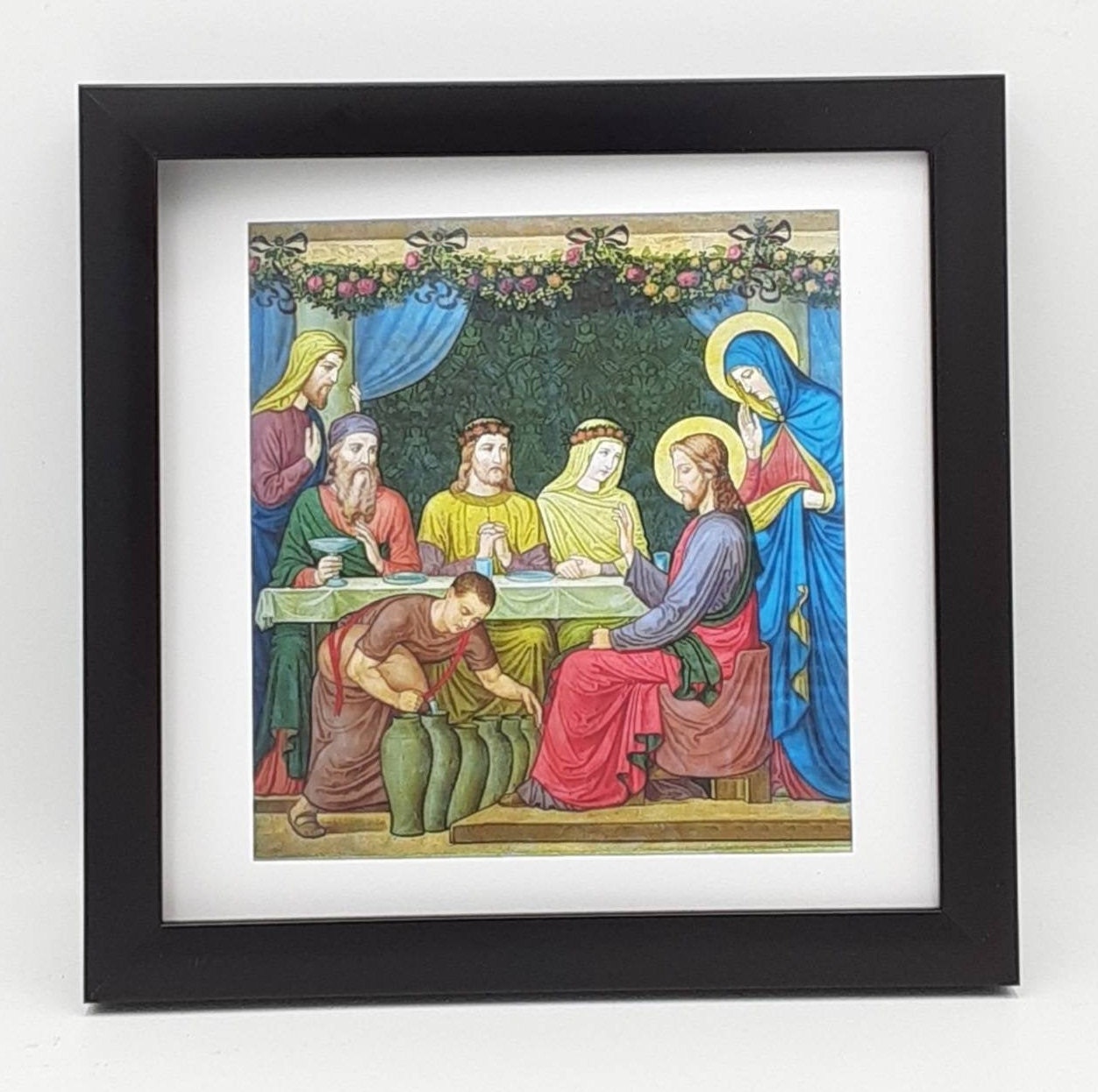 Wedding at Cana – Wedding Gift/Anniversary Gift – painted by Benedictine Monks– Catholic Art Print – Archival Quality