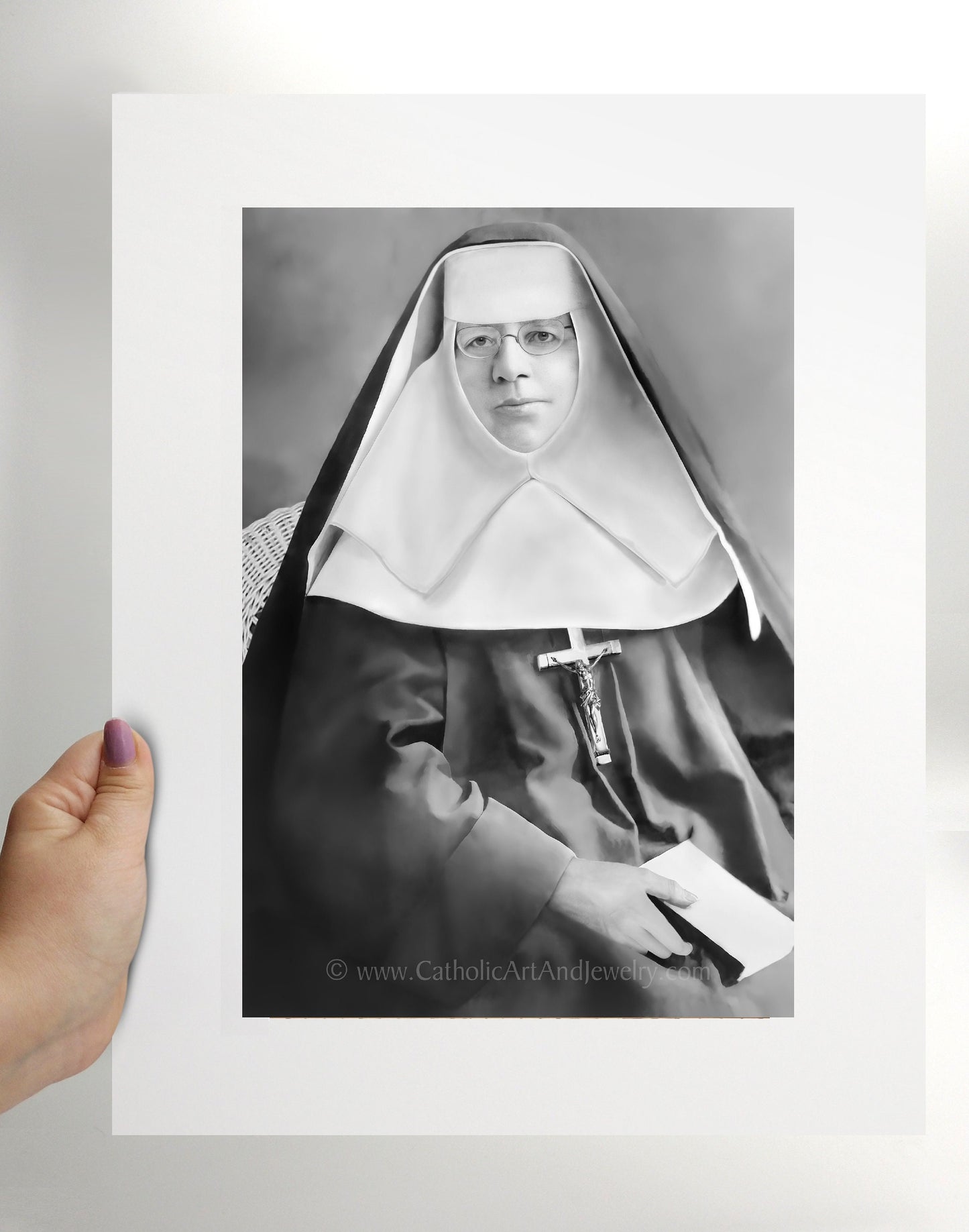 St. Katherine Drexel – Exclusive Photo Restoration – 4 Sizes – Catholic Art – Catholic Gift