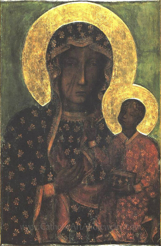 Original Black Madonna – Our Lady of Czestochowa – 3 sizes– Catholic Art Print – Catholic Gift – Polish Saint