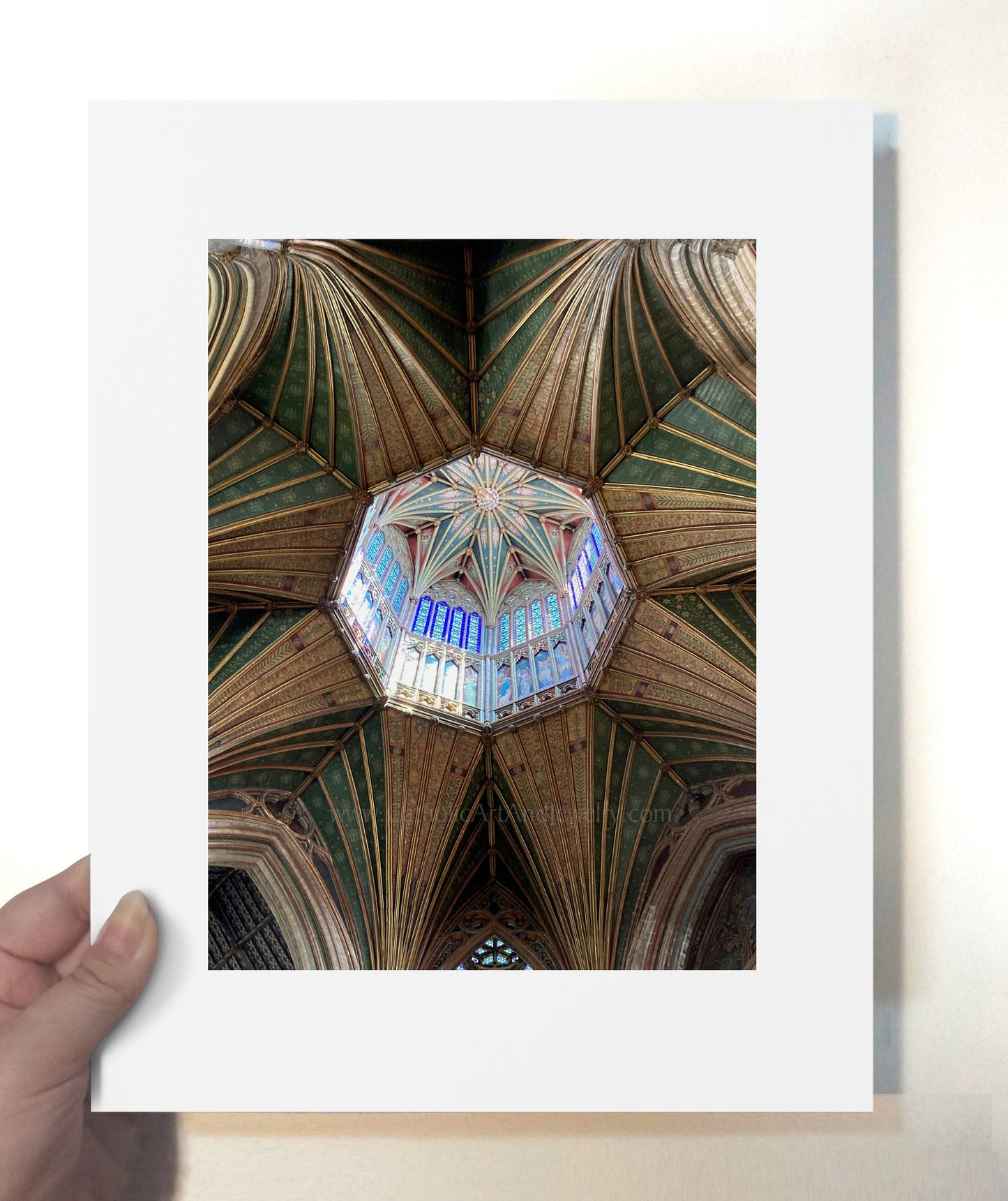 Ely Cathedral Ceiling – Medieval Architecture from a Benedictine Monastery – Catholic Art Print – Catholic Gift – Gift for Priest