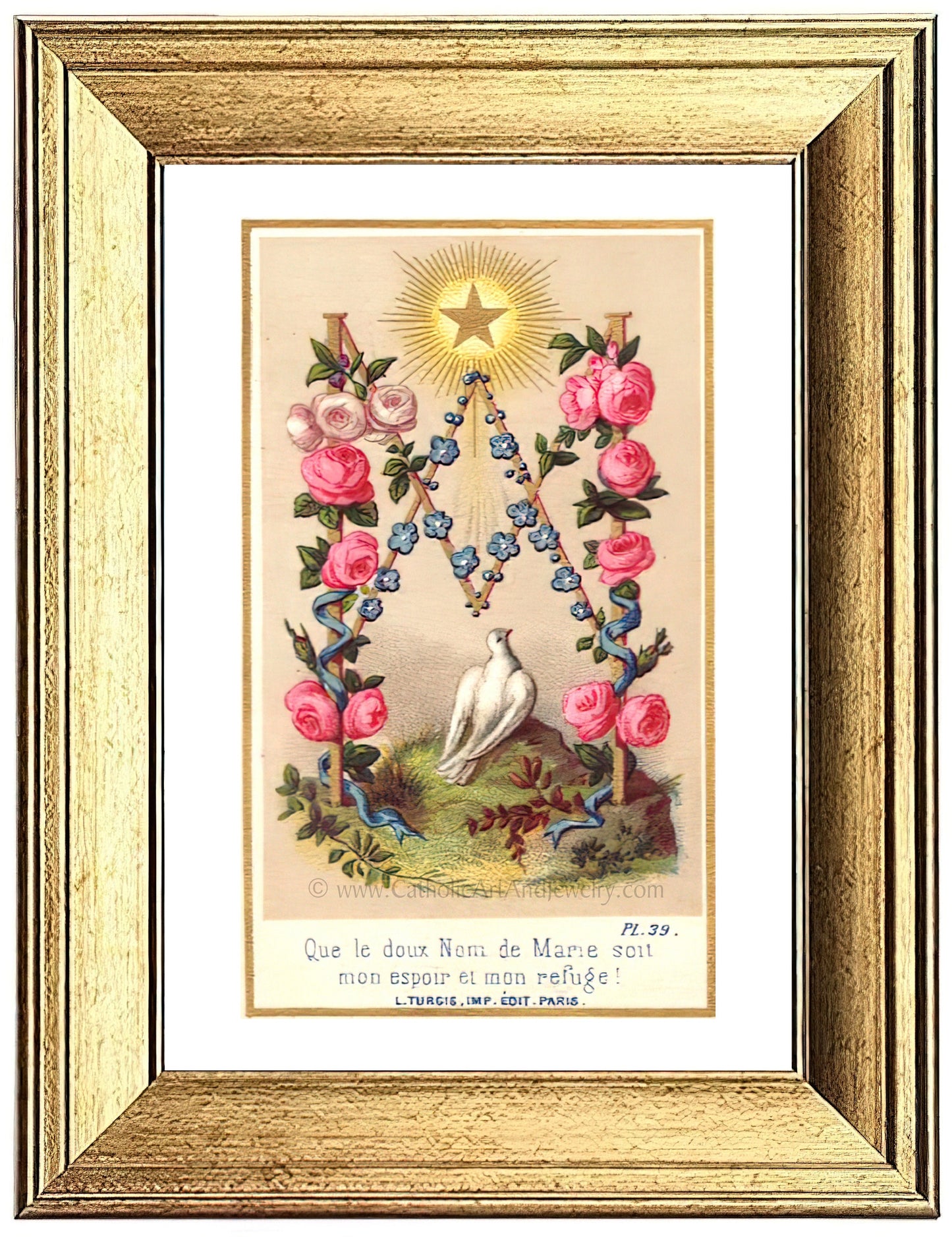 Ave Maria – 2 sizes – Based on a Vintage Holy Card