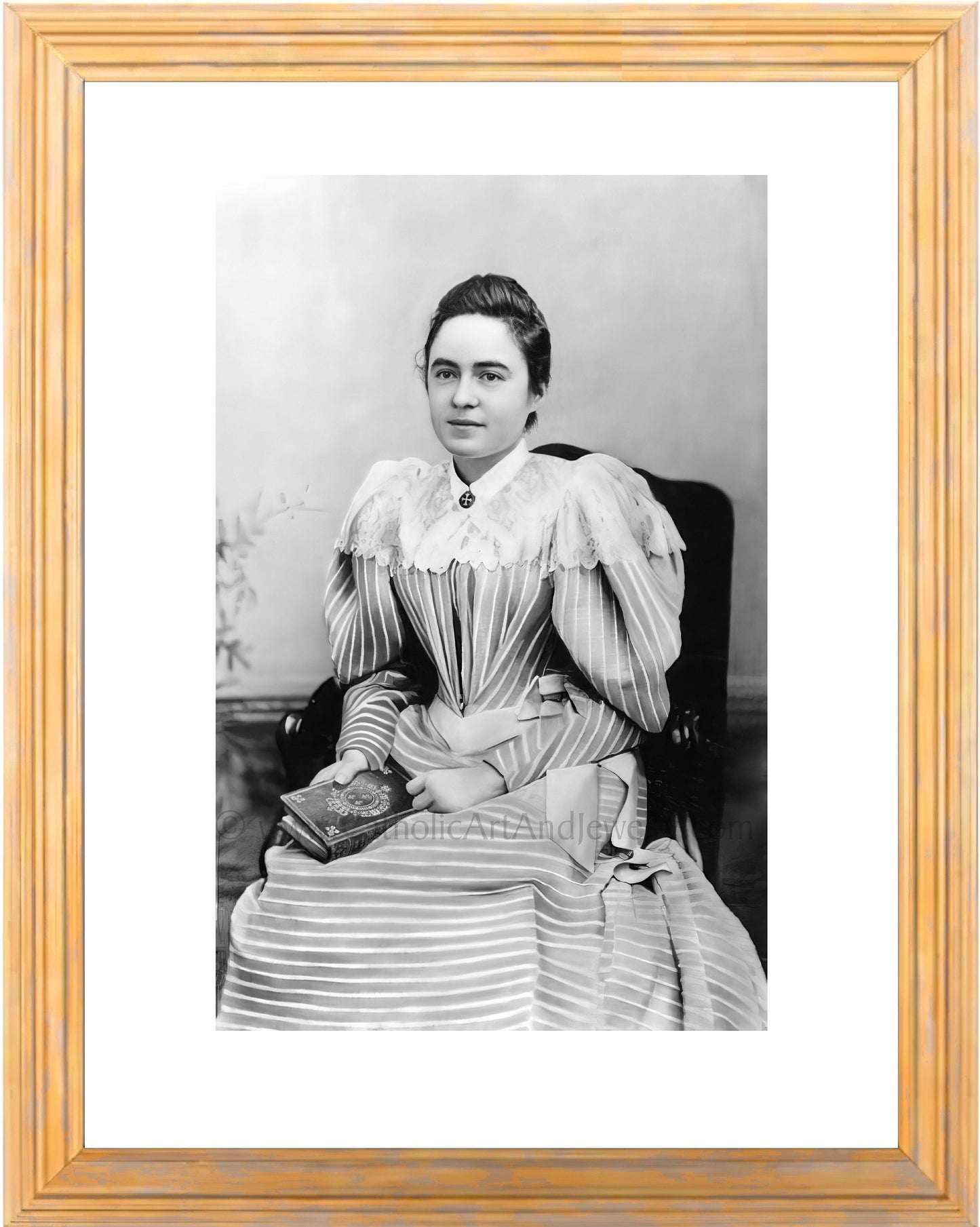 Celine Martin–St Therese's Sister – Exclusive Photo Restoration – Catholic Gift – Catholic Art Print