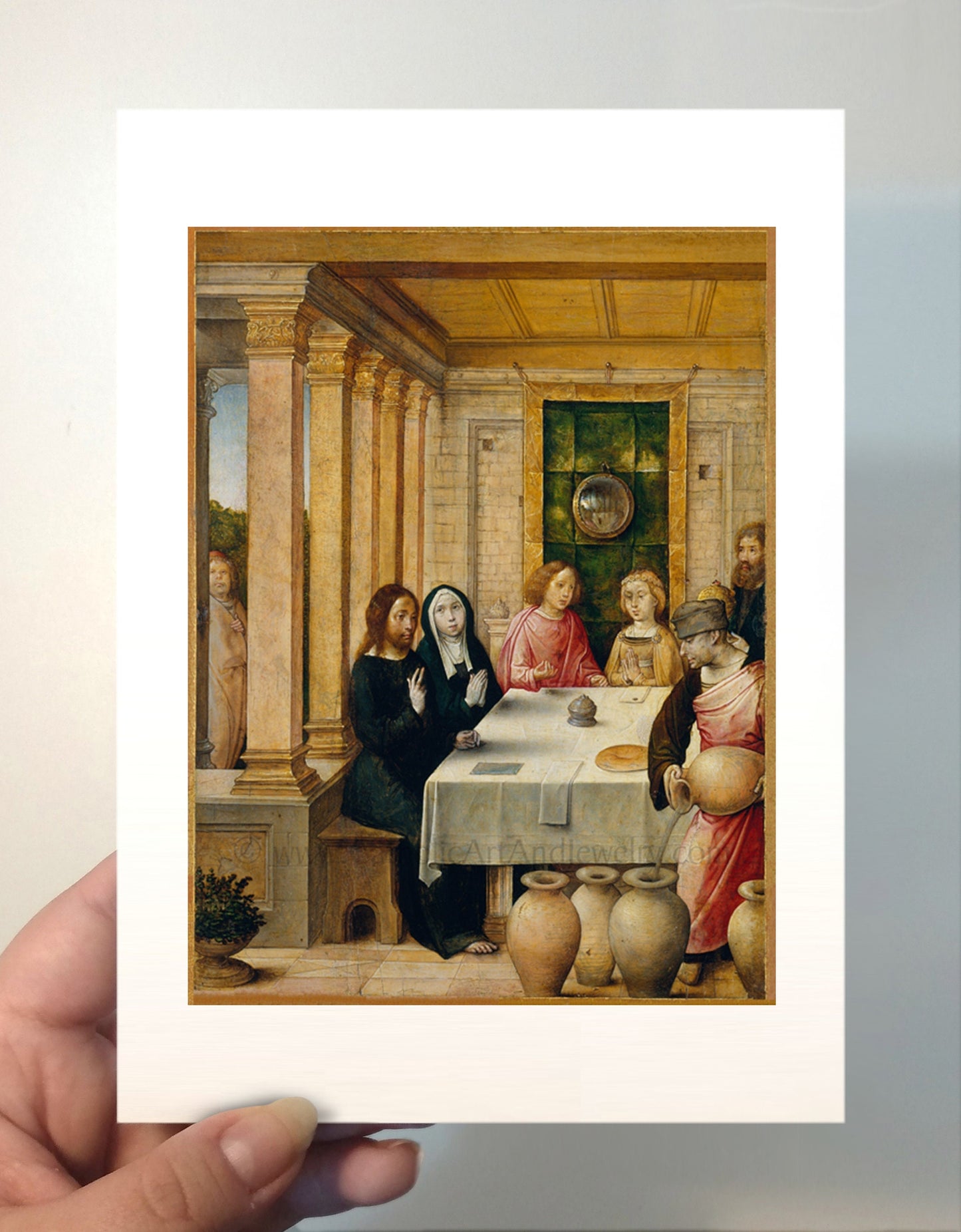 Wedding at Cana – 3 Sizes – Wedding Gift/Anniversary Gift –by Juan de Flandes – Catholic Art Print – Archival Quality
